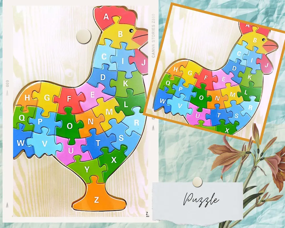 Wooden Puzzle - Chicken