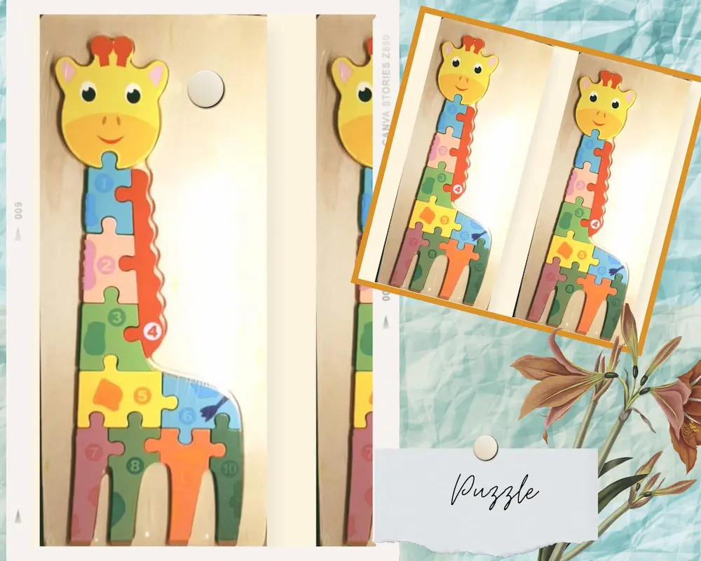 Wooden Puzzle - Giraffe